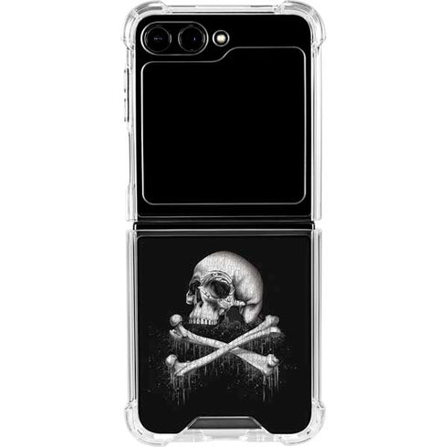 Alchemy Carta Blackbloods Bones Galaxy Z Flip5 5G Clear Case