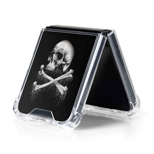 Alchemy Carta Blackbloods Bones Galaxy Z Flip5 5G Clear Case