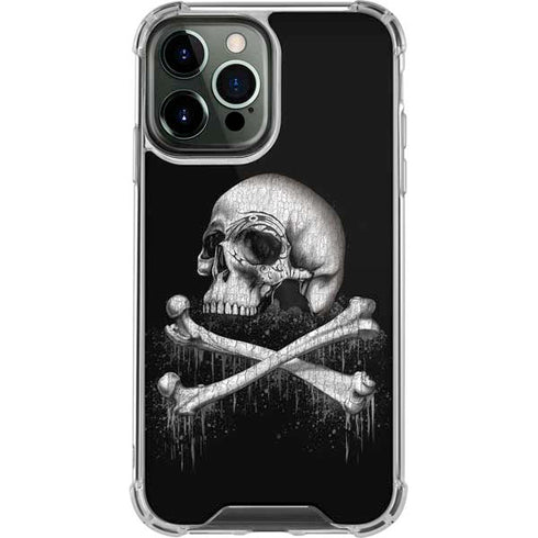 Alchemy Carta Blackbloods Bones iPhone 14 Pro Max Clear Case