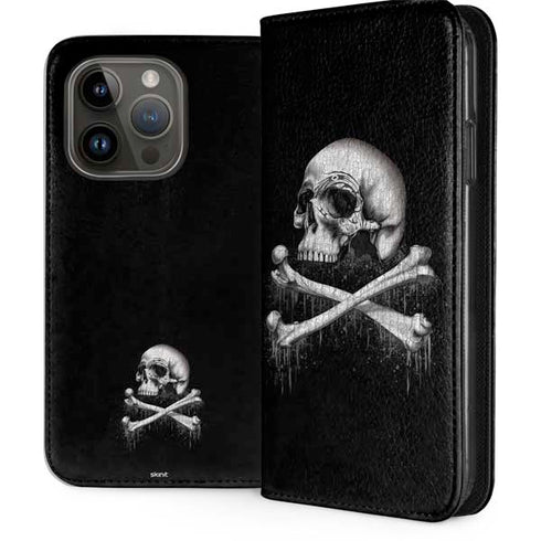 Alchemy Carta Blackbloods Bones iPhone 15 Pro Folio Case