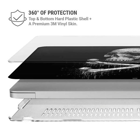 Alchemy Carta Blackbloods Bones MacBook Air 15in (2023-2025) Case plus Skin