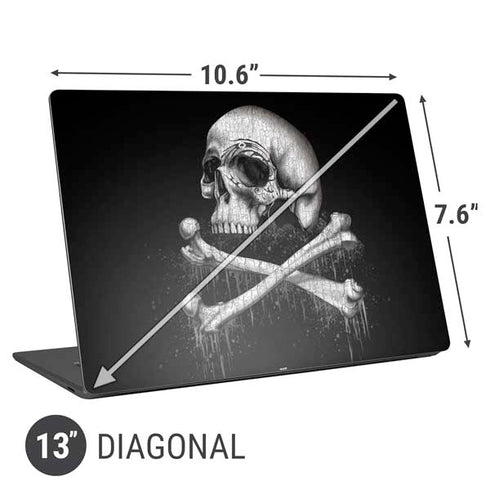 Alchemy Carta Blackbloods Bones Universal Laptop 13in (10.6 x 7.6in) Skin