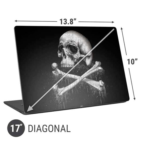 Alchemy Carta Blackbloods Bones Universal Laptop 17in (13.8 x 10in) Skin