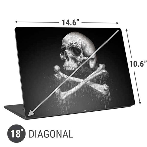 Alchemy Carta Blackbloods Bones Universal Laptop 18in (14.6 x 10.6in) Skin