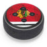 NHL Blackhawks Red Stripes Amazon Echo Dot Skin