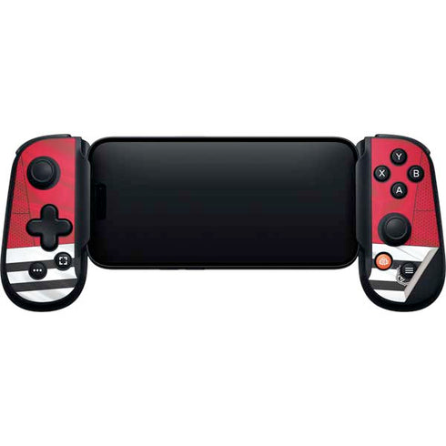 NHL Blackhawks Red Stripes Backbone One for iPhone Game Controller Skin