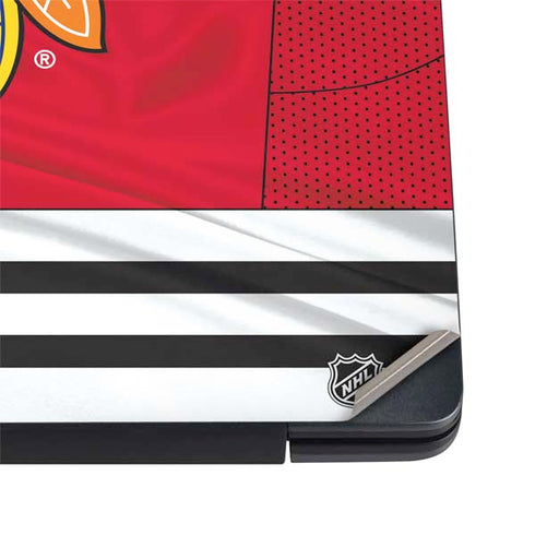 NHL Blackhawks Red Stripes Dell Vostro Skin