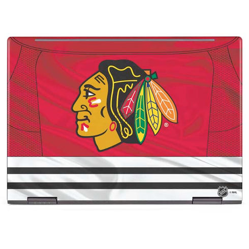 NHL Blackhawks Red Stripes HP Envy Skin