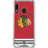 NHL Blackhawks Red Stripes Galaxy A30 Clear Case