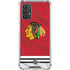 NHL Blackhawks Red Stripes Galaxy A32 5G Clear Case