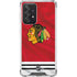 NHL Blackhawks Red Stripes Galaxy A52 5G Clear Case