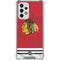 NHL Blackhawks Red Stripes Galaxy A53 5G Clear Case