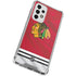 NHL Blackhawks Red Stripes Galaxy A53 5G Clear Case