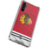 NHL Blackhawks Red Stripes Galaxy A54 5G Clear Case