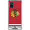 NHL Blackhawks Red Stripes Galaxy A71 5G Clear Case