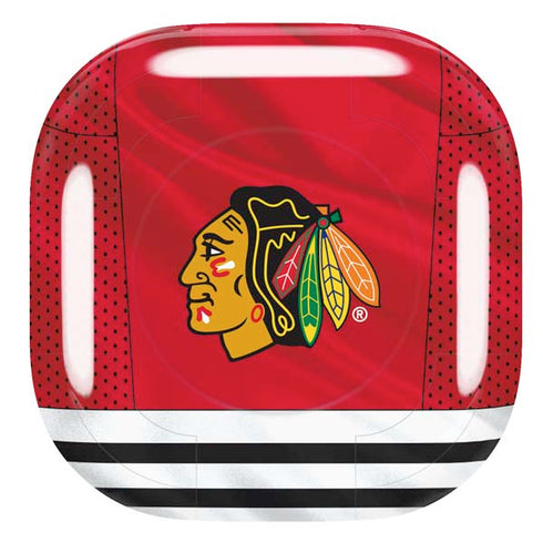 NHL Blackhawks Red Stripes Galaxy Buds Pro Skin