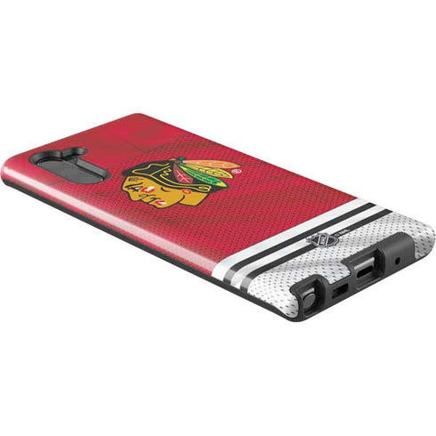 NHL Blackhawks Red Stripes Galaxy Note 10 Pro Case