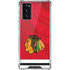 NHL Blackhawks Red Stripes Galaxy Note20 5G Clear Case