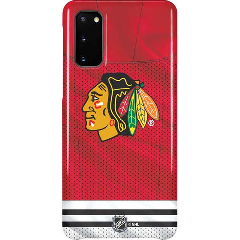 NHL Blackhawks Red Stripes Galaxy S20 Lite Case