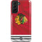NHL Blackhawks Red Stripes Galaxy S21 FE Pro Case