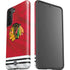 NHL Blackhawks Red Stripes Galaxy S21 FE Pro Case