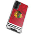 NHL Blackhawks Red Stripes Galaxy S22 Clear Case