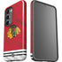 NHL Blackhawks Red Stripes Galaxy S23 Plus Pro Case