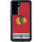 NHL Blackhawks Red Stripes Galaxy S23 Plus Waterproof Case