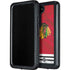 NHL Blackhawks Red Stripes Galaxy S23 Plus Waterproof Case
