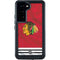 NHL Blackhawks Red Stripes Galaxy S23 Waterproof Case