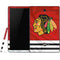 NHL Blackhawks Red Stripes Samsung Galaxy Tab Skin