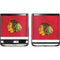 NHL Blackhawks Red Stripes Galaxy Z Flip Skin