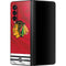 NHL Blackhawks Red Stripes Galaxy Z Fold3 5G Skin