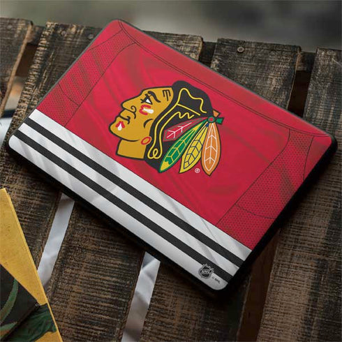 NHL Blackhawks Red Stripes Google Pixelbook Go Skin