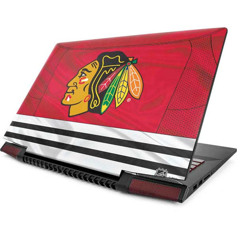 NHL Blackhawks Red Stripes Lenovo IdeaPad Skin