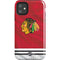 NHL Blackhawks Red Stripes iPhone 11 Impact Case