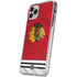 NHL Blackhawks Red Stripes iPhone 11 Pro Clear Case