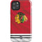 NHL Blackhawks Red Stripes iPhone 11 Pro Max Impact Case