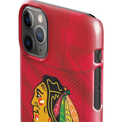 NHL Blackhawks Red Stripes iPhone 11 Pro Max Lite Case
