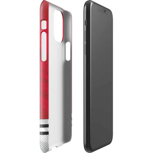NHL Blackhawks Red Stripes iPhone 11 Pro Max Lite Case