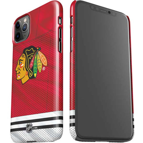 NHL Blackhawks Red Stripes iPhone 11 Pro Max Lite Case