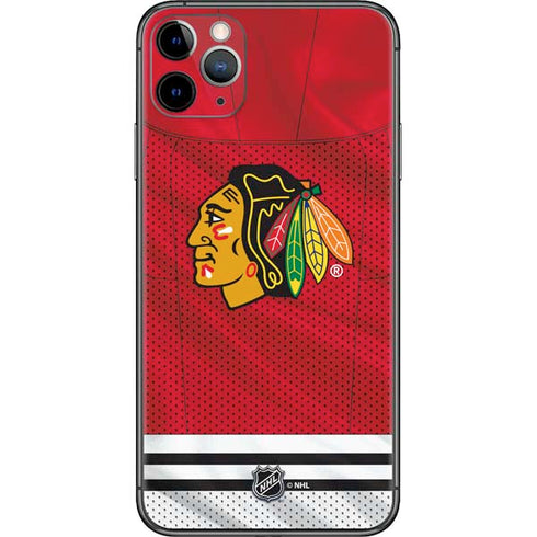 NHL Blackhawks Red Stripes iPhone 11 Pro Max Skin