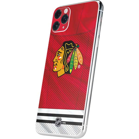 NHL Blackhawks Red Stripes iPhone 11 Pro Max Skin
