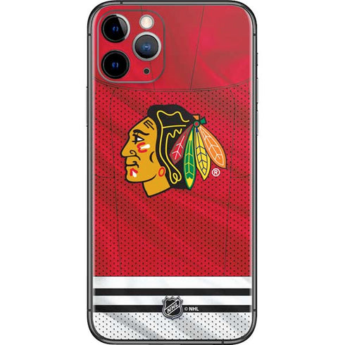 NHL Blackhawks Red Stripes iPhone 11 Pro Skin
