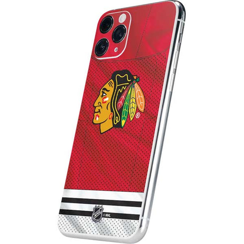 NHL Blackhawks Red Stripes iPhone 11 Pro Skin