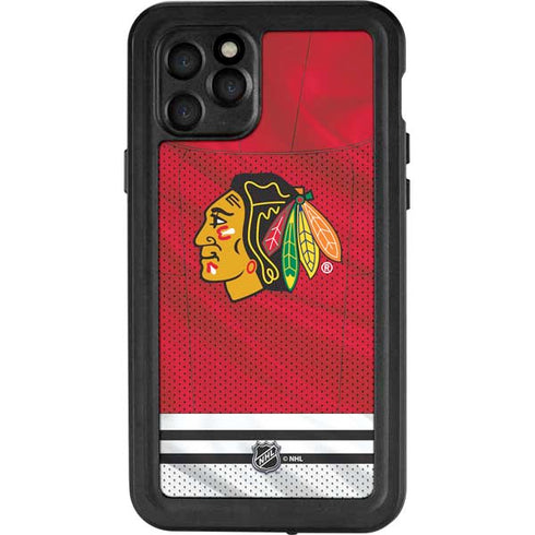 NHL Blackhawks Red Stripes iPhone 11 Pro Waterproof Case
