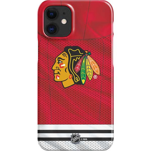 NHL Blackhawks Red Stripes iPhone 12 Mini Lite Case