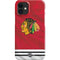 NHL Blackhawks Red Stripes iPhone 12 Mini Lite Case