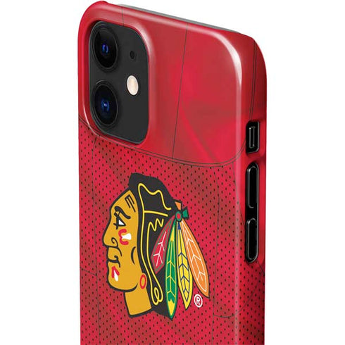 NHL Blackhawks Red Stripes iPhone 12 Mini Lite Case