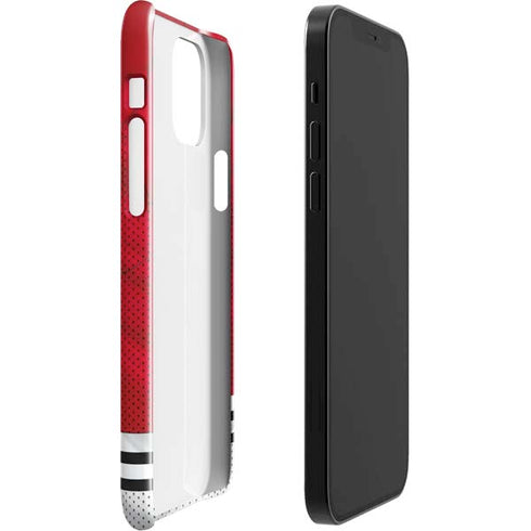 NHL Blackhawks Red Stripes iPhone 12 Mini Lite Case
